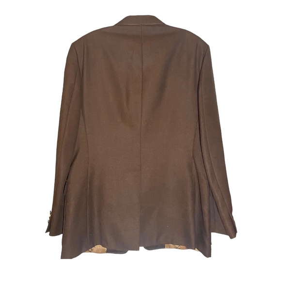 Vintage John Mabry Western Blazer Sport Coat Suit Jacket Horses Men’s Brown - Picture 2 of 12